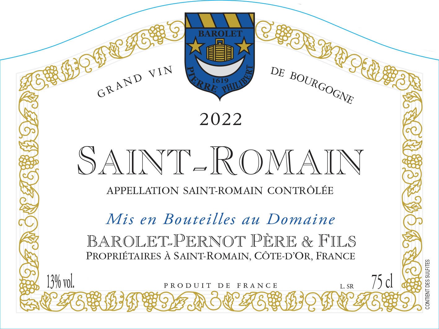 Barolet Grand Vin 1619 Erre Philibe 2022