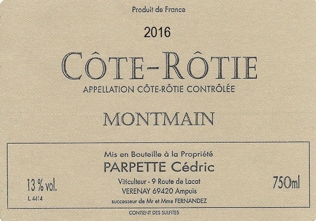 Cote Rotie Montmain