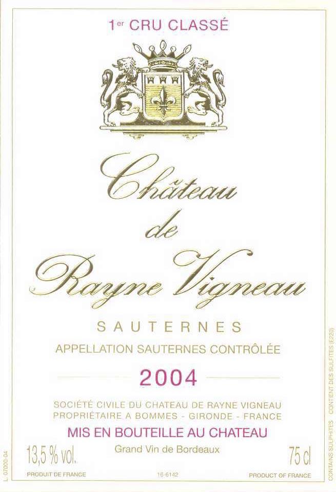 Rayne Vigneau Sauternes