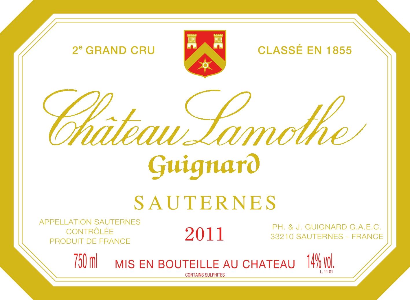 Chateau Lamothe Guignard Sauternes