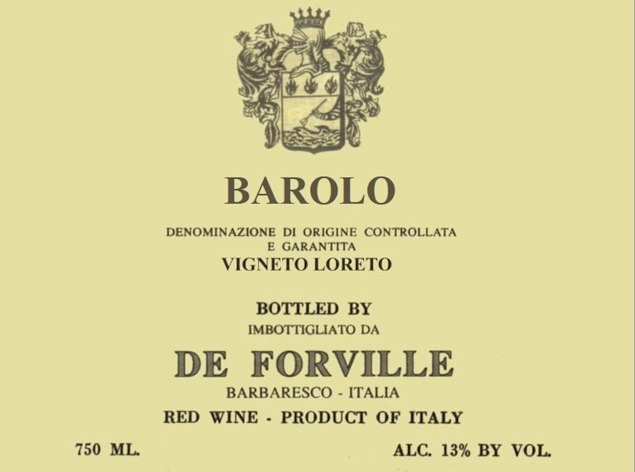 De Forville Barolo Red Wine
