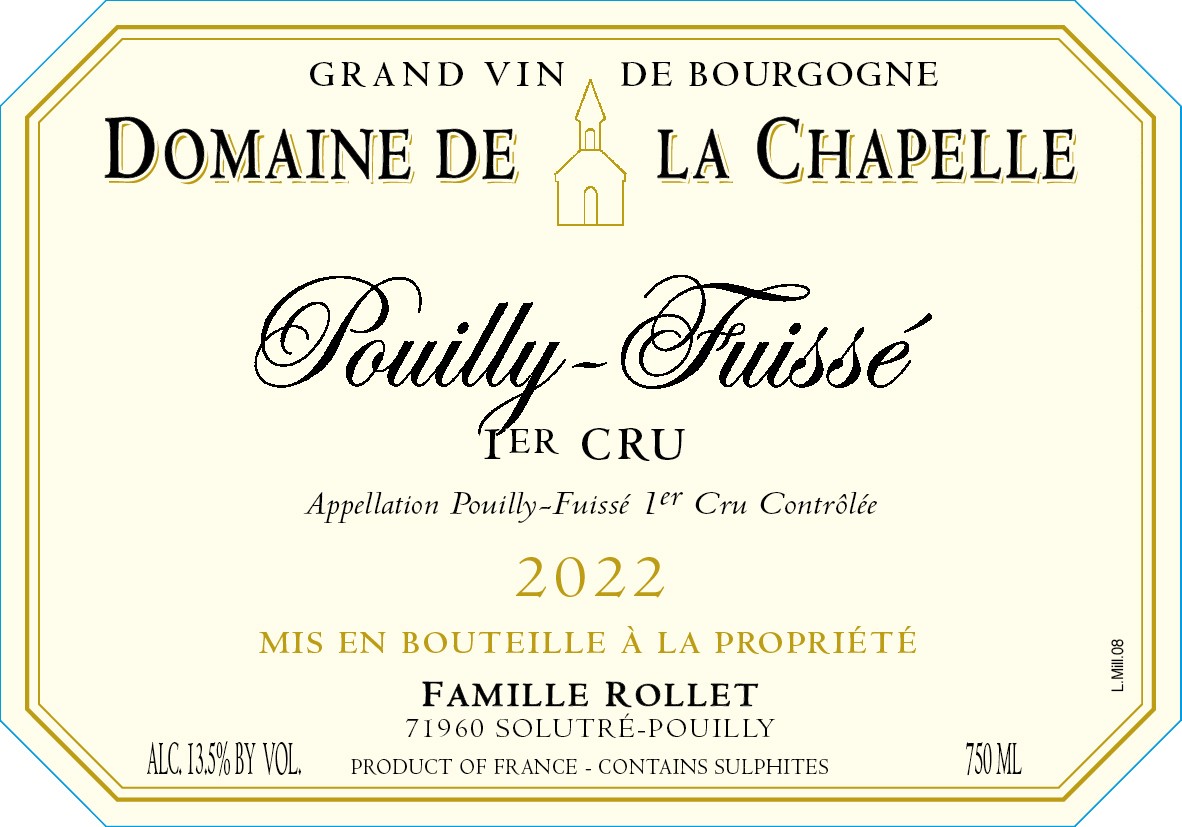 Domaine De La Chapelle Fuissé Pouilly