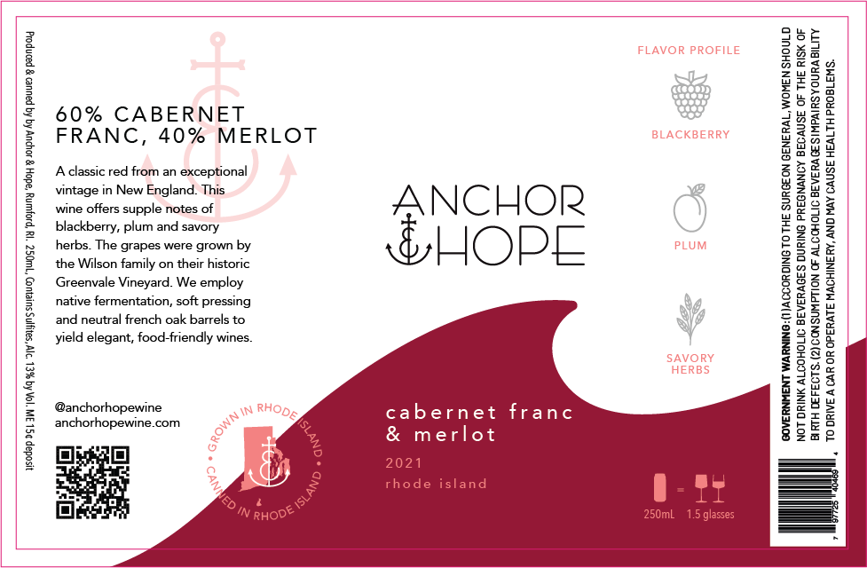 Anchor & Hope Cabernet Franc & Merlot