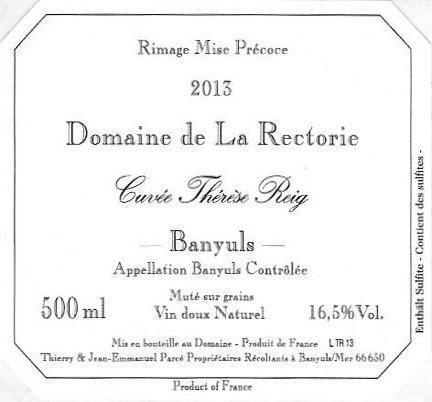 Cuvée Thérèse Reig