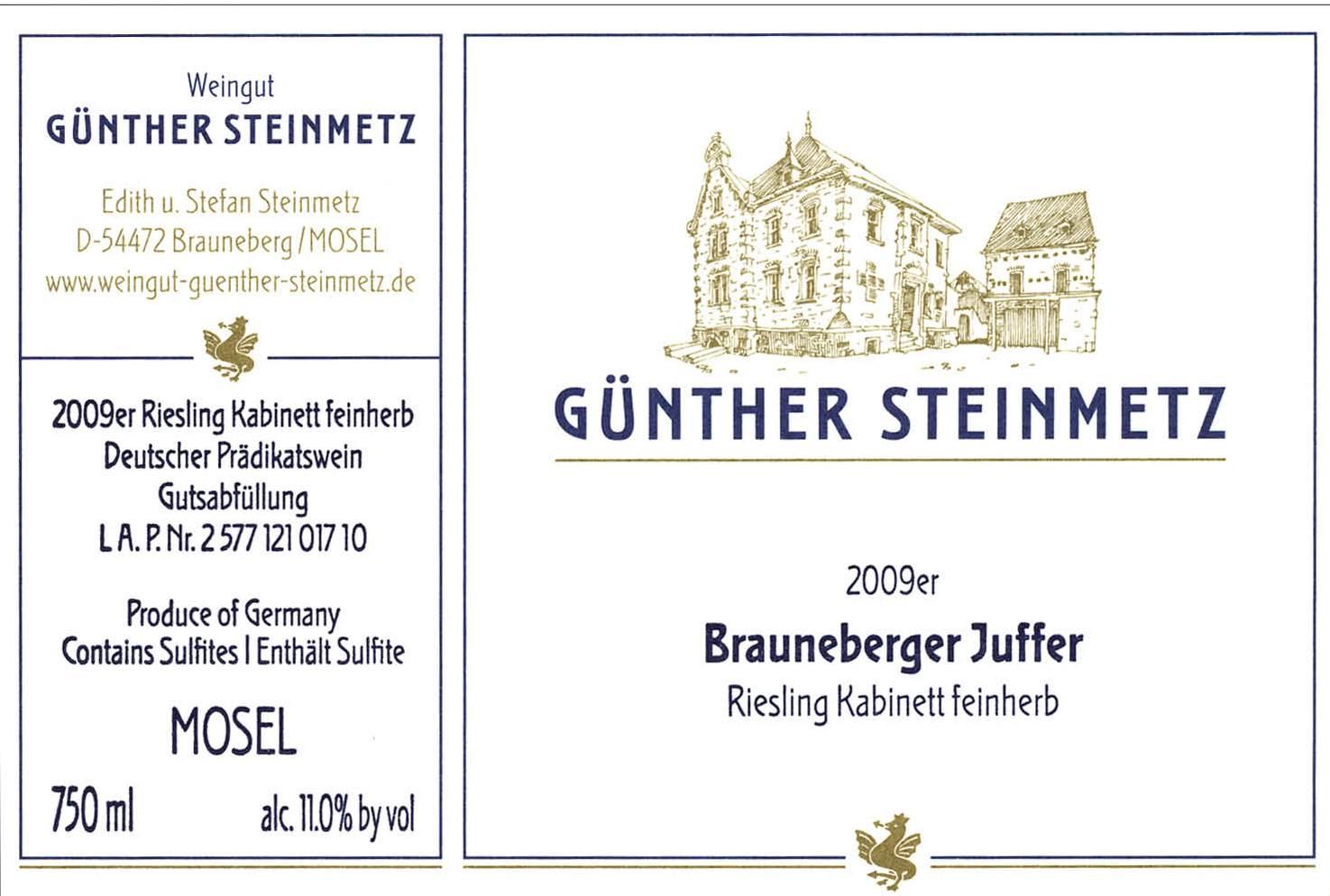 Brauneberger Juffer Kabinett Feinherb