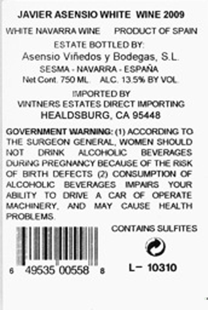 Javier Asensio White