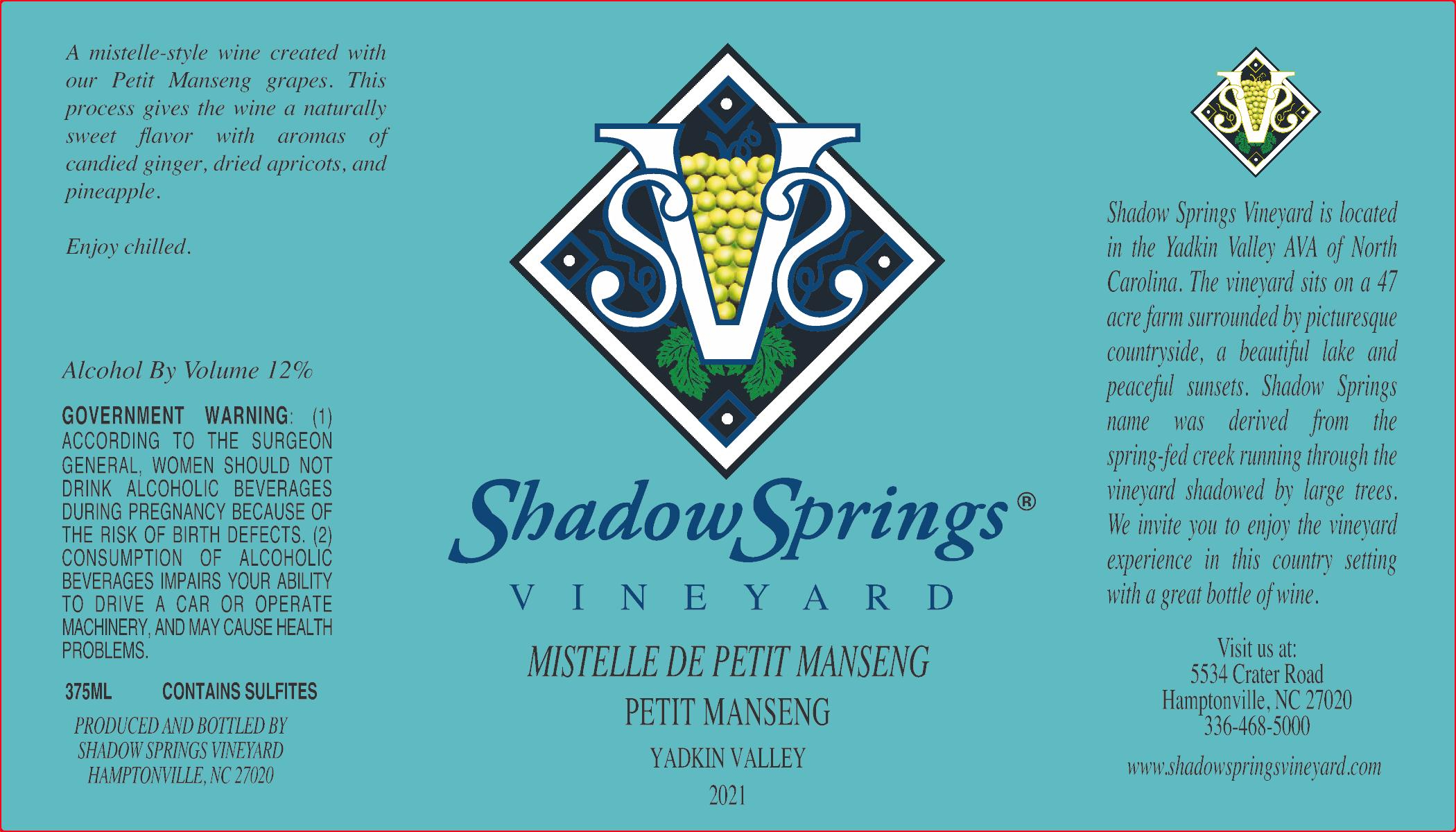 Mistelle De Petit Manseng