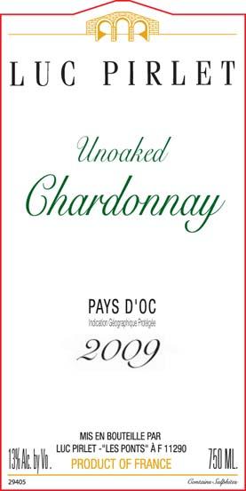 Unoaked Chardonnay