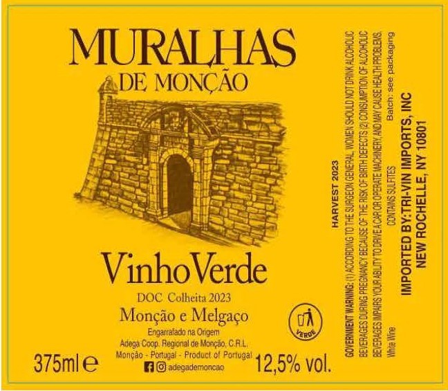 Muralhas De Monção Vinhoverde Doc Colheita