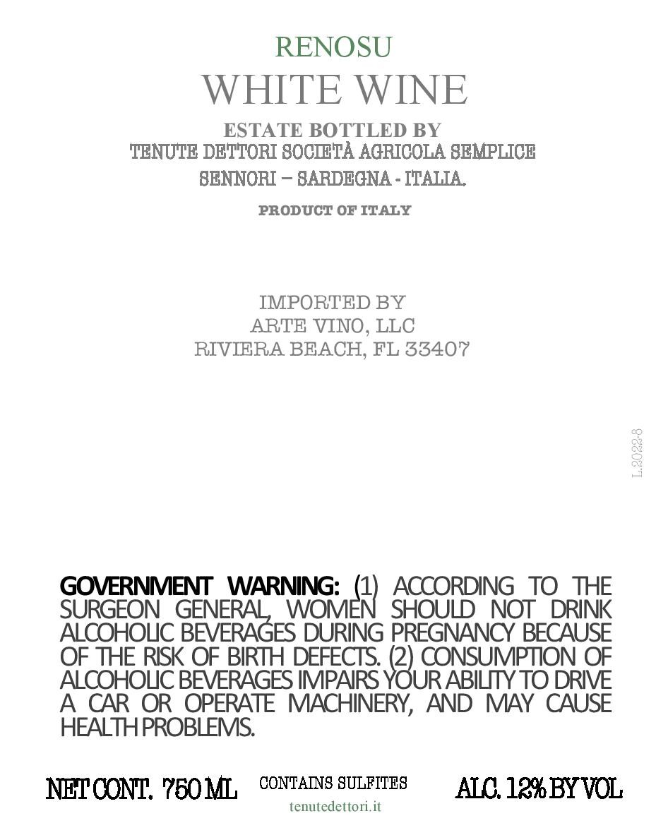 Renosu White Wine