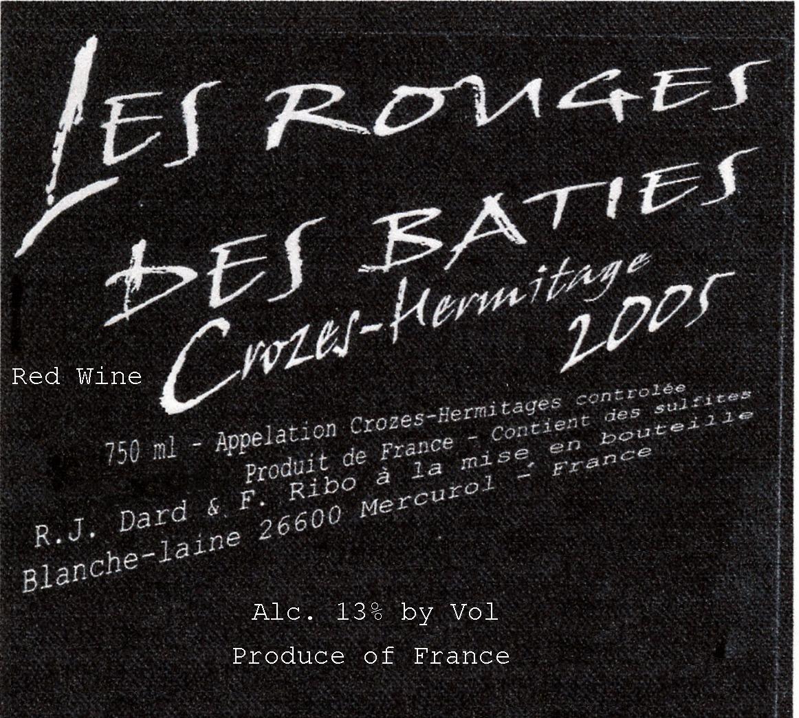 Les Rouges Des Baties