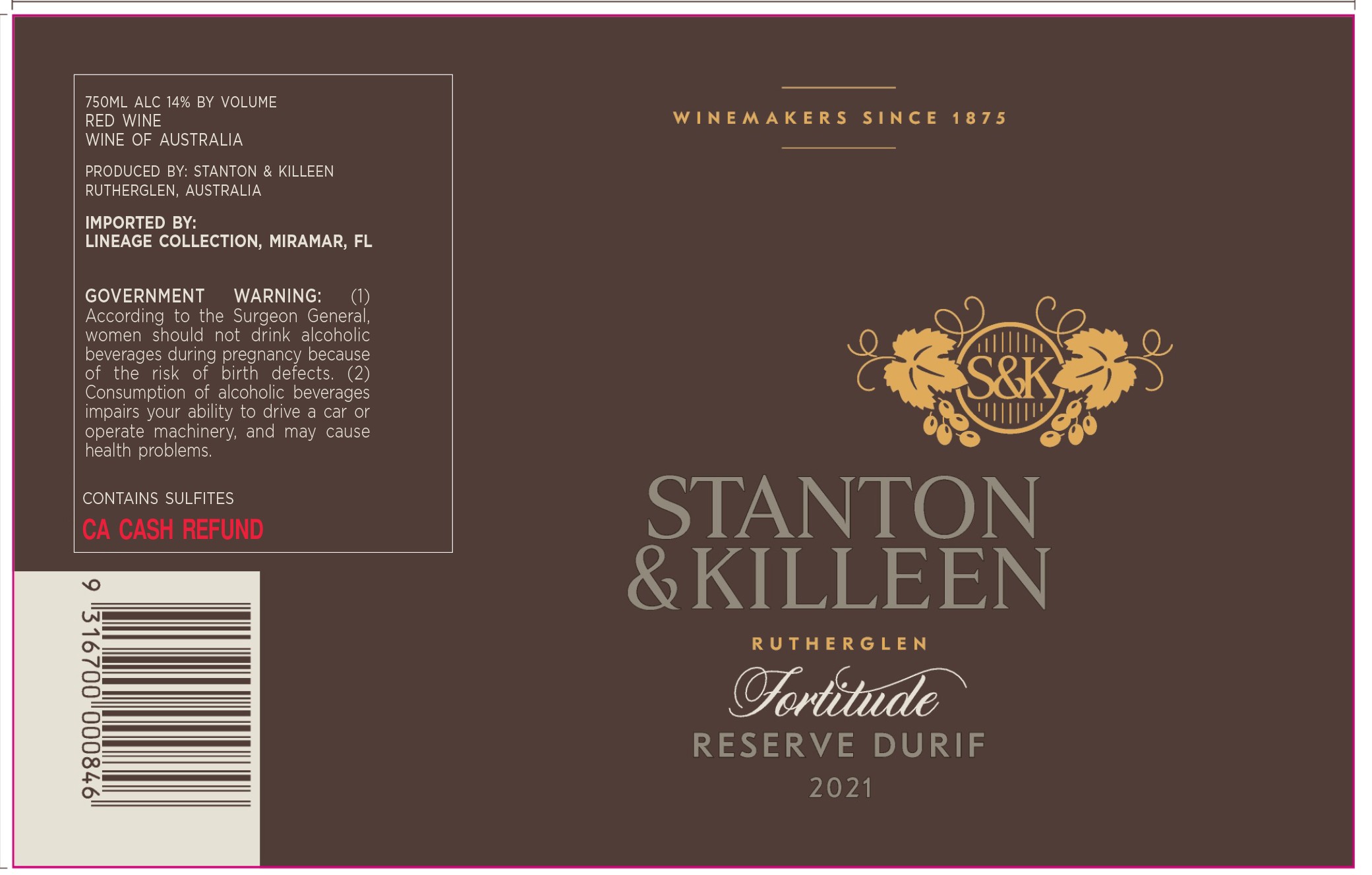 Fortitude Reserve Durif