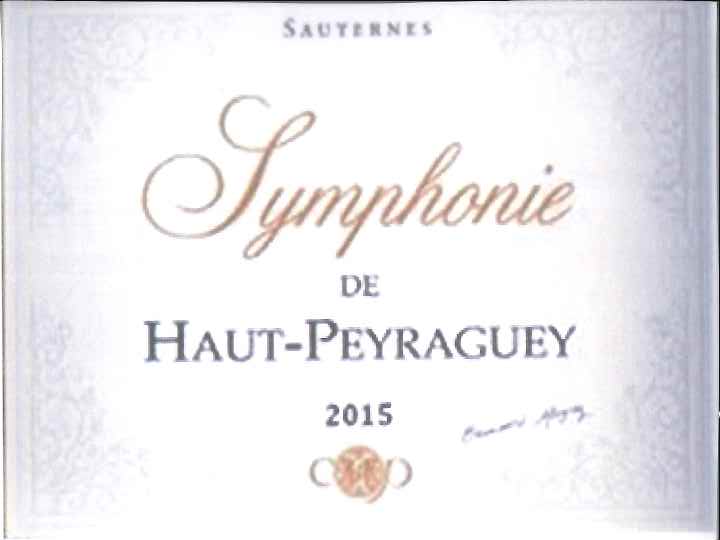 Symphonie de Haut-Peyraguey
