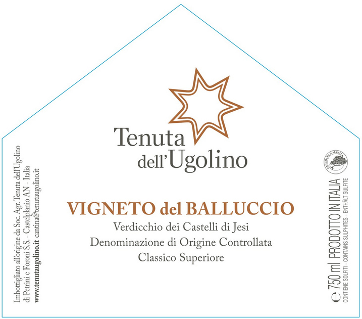 Vigneto Del Balluccio Verdicchio Dei Castelli Di Jesi Denominazione Di Origine Controllata Classico Superiore