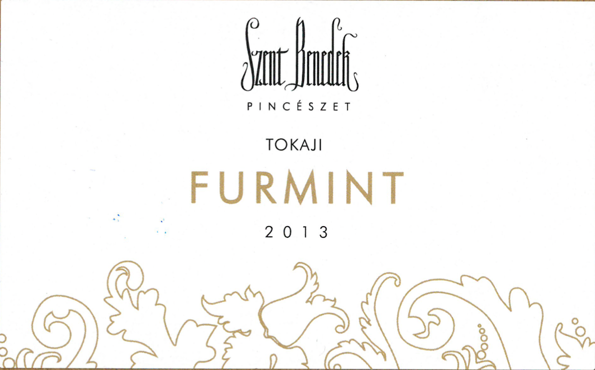 Szent Benedek Pince Furmint