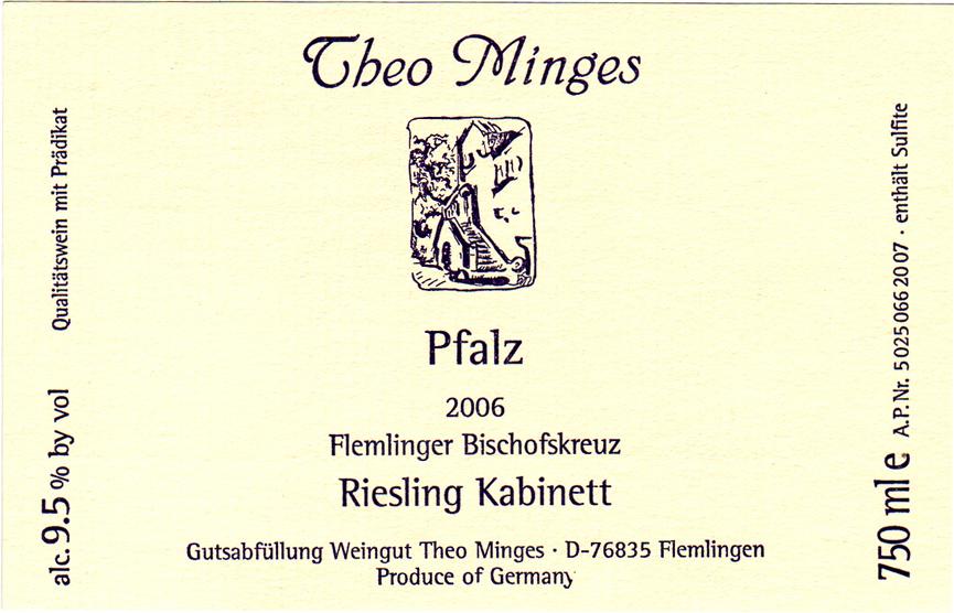 Flemlinger Bischofskreuz Kabinett