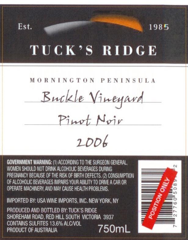 Buckle Vineyard
