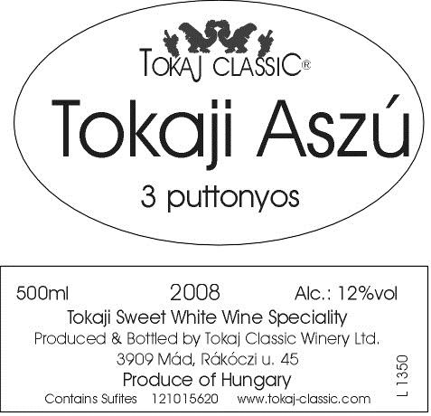 Tokaj Aszú 3 Puttonyos