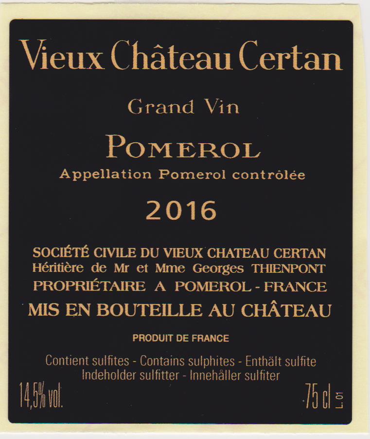 Vieux Château Certan Grand Vin