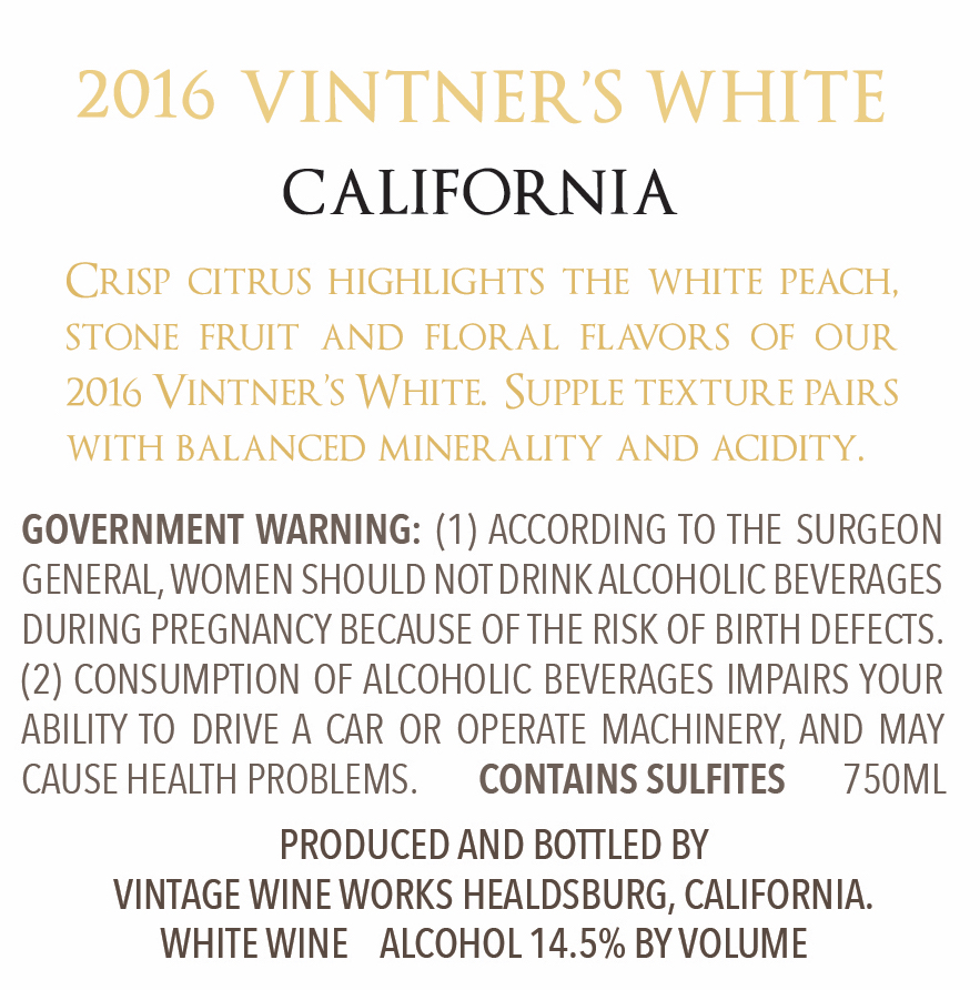 Vintner's White