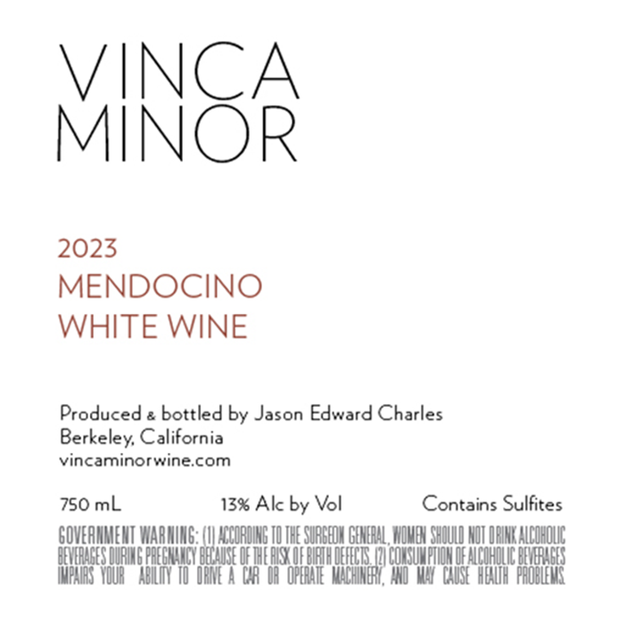 Mendocino White Wine