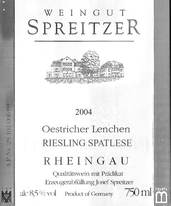 Oestricher Lenchen Spatlese