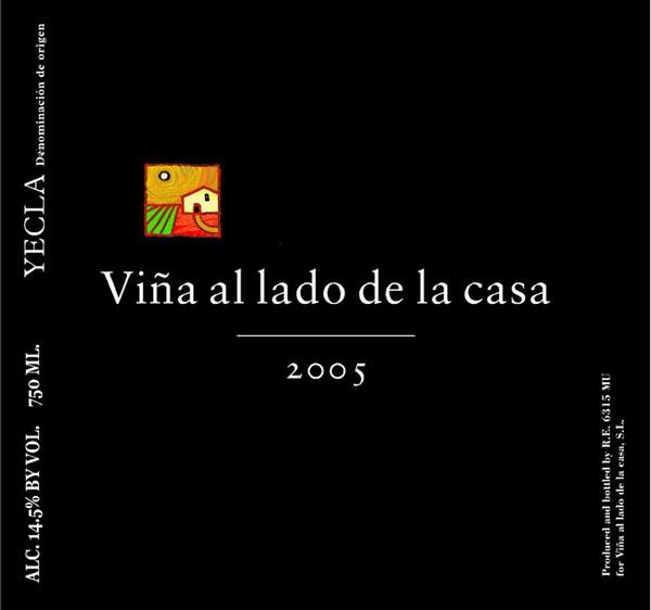 Viña al lado de la casa