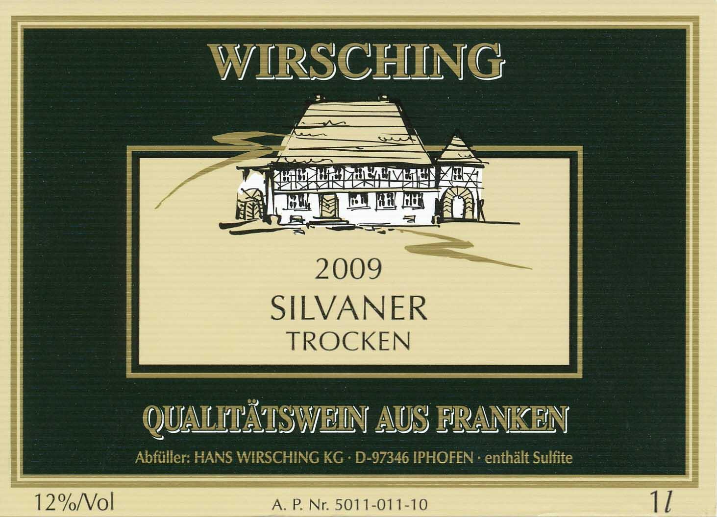 Franken White 483o Silvaner Dry