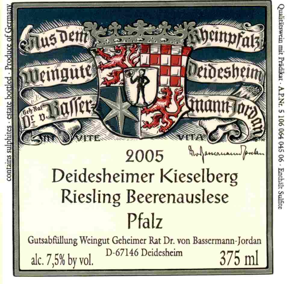 Deidesheimer Kieselberg Riesling Beerenauslese
