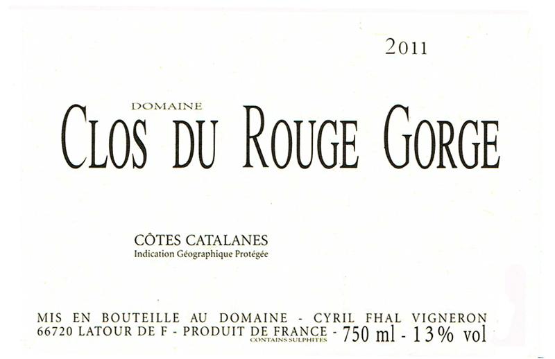 Clos Du Rouge Gorge