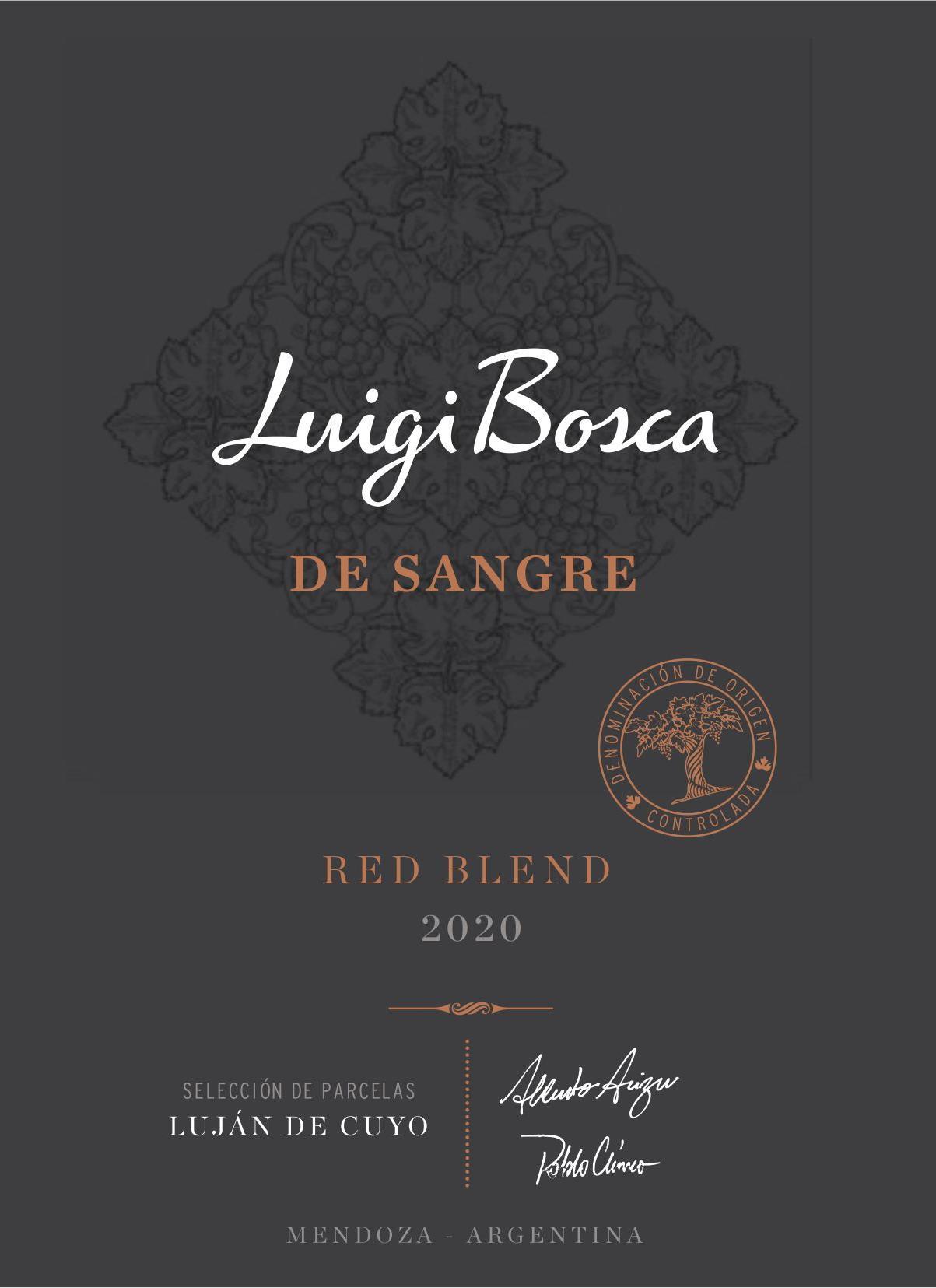 De Sangre Red Blend