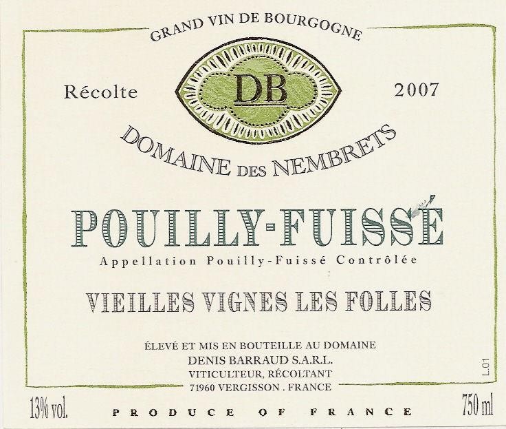 Vieilles Vignes Les Folles