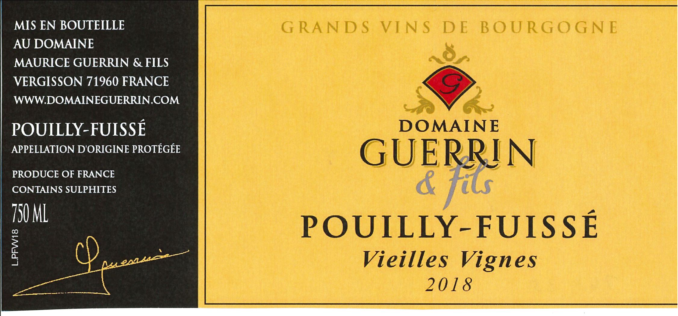 Pouilly - Fuissé Vieilles Vignes