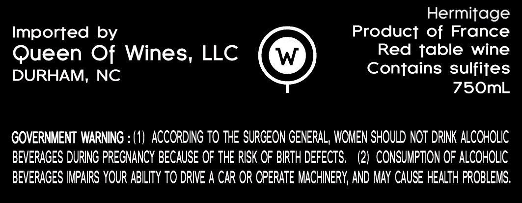 Hermitage Of France Red Table Wine