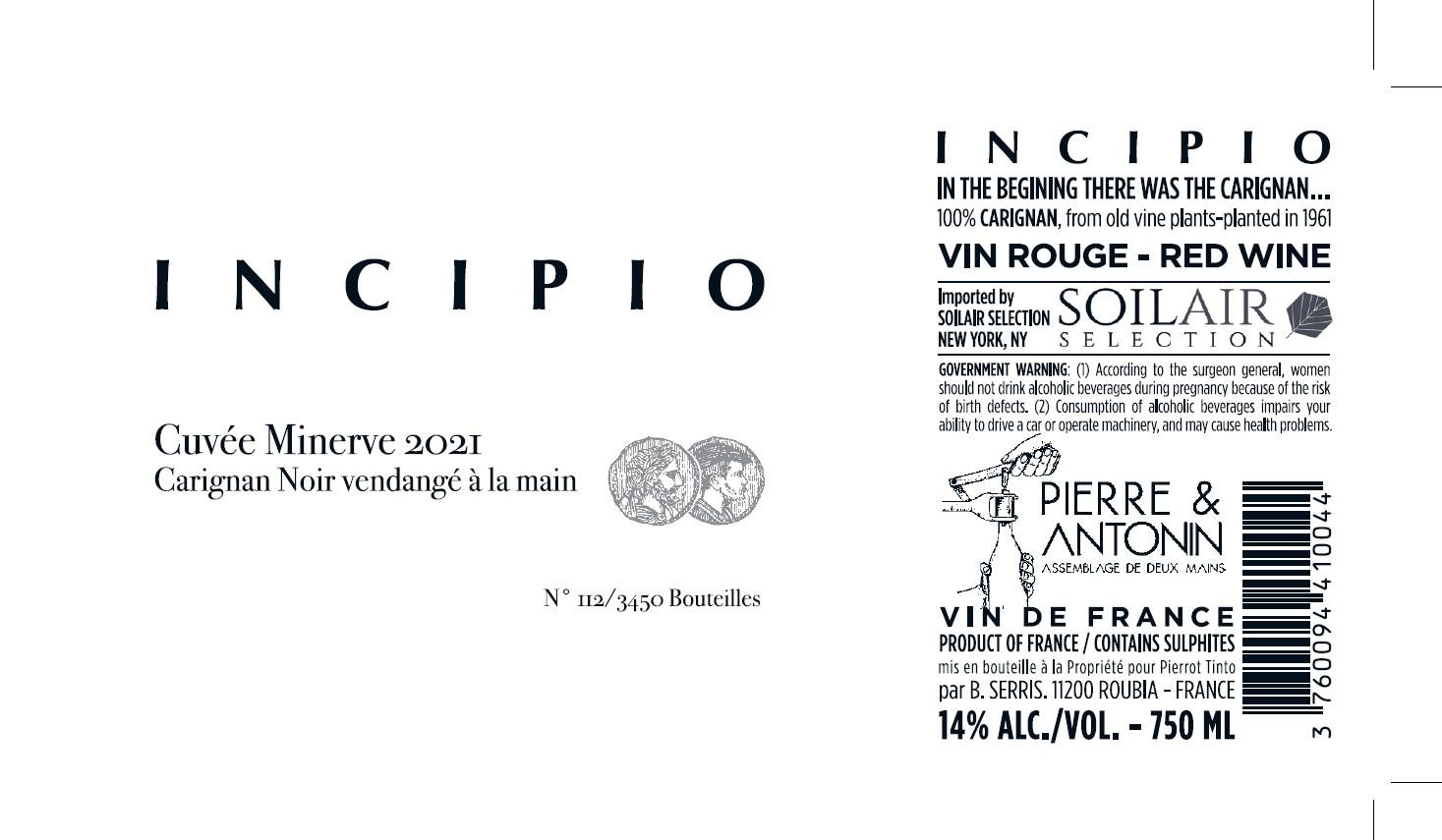 Incipio Cuvee Minerve