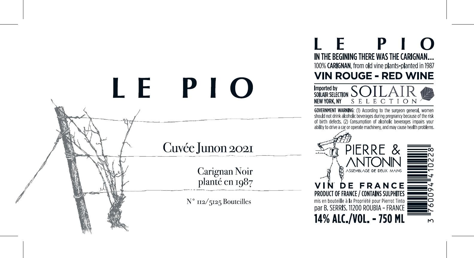 Le Pio Cuvee Junon