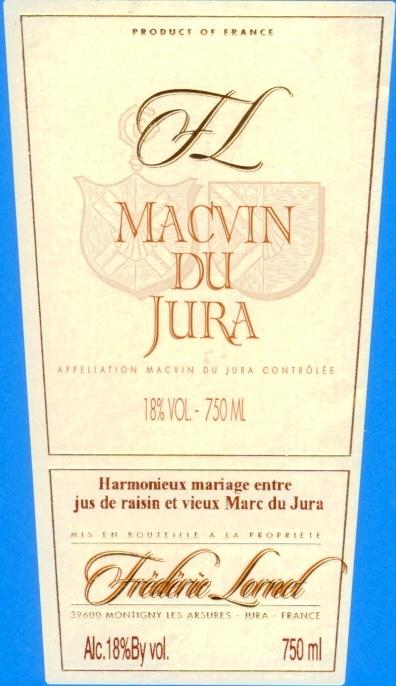 Macvin Du Jura White