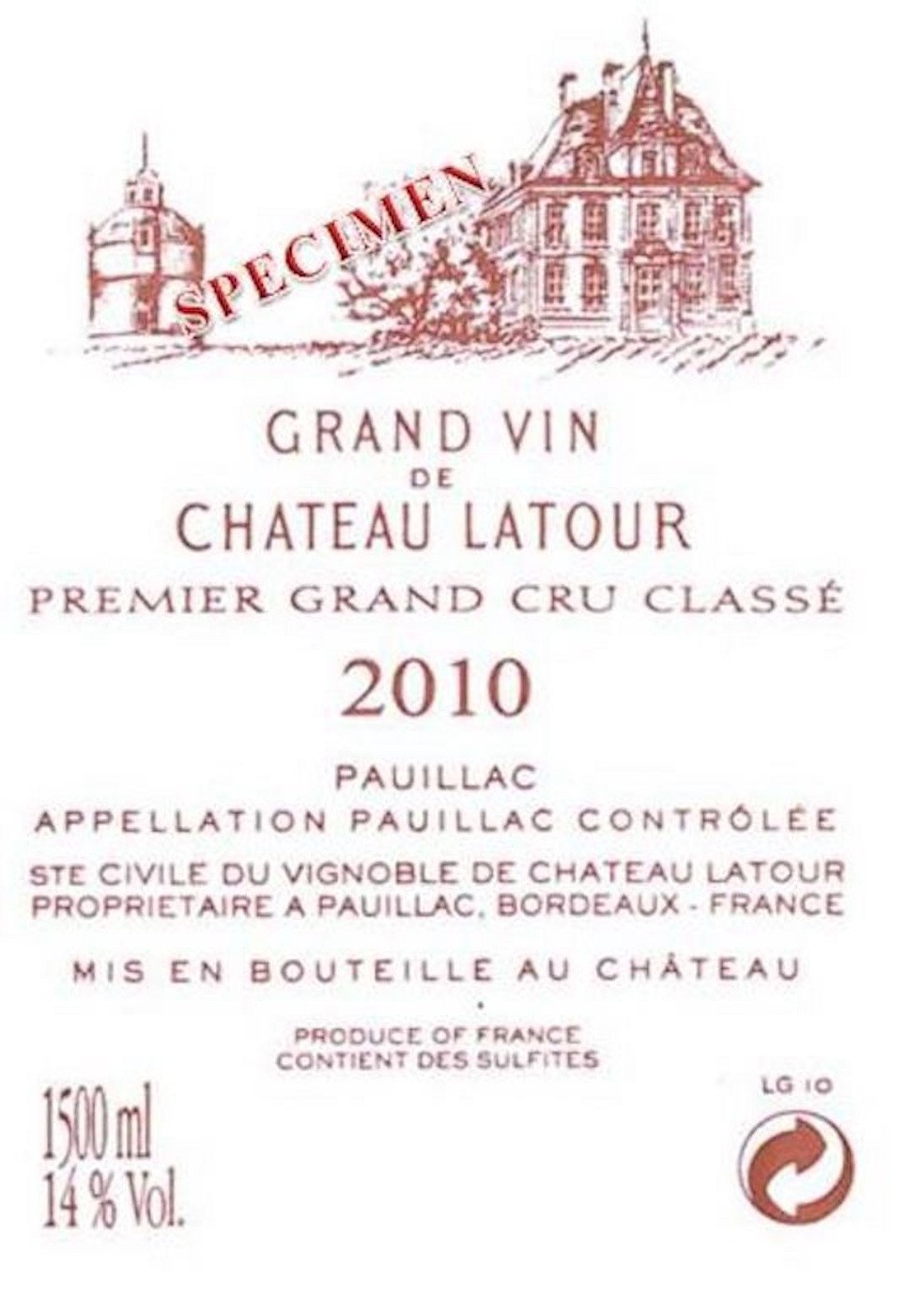 Grand Vin De Chateau Latour