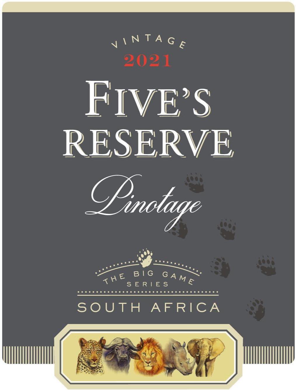 Five's Reserve Pinotage
