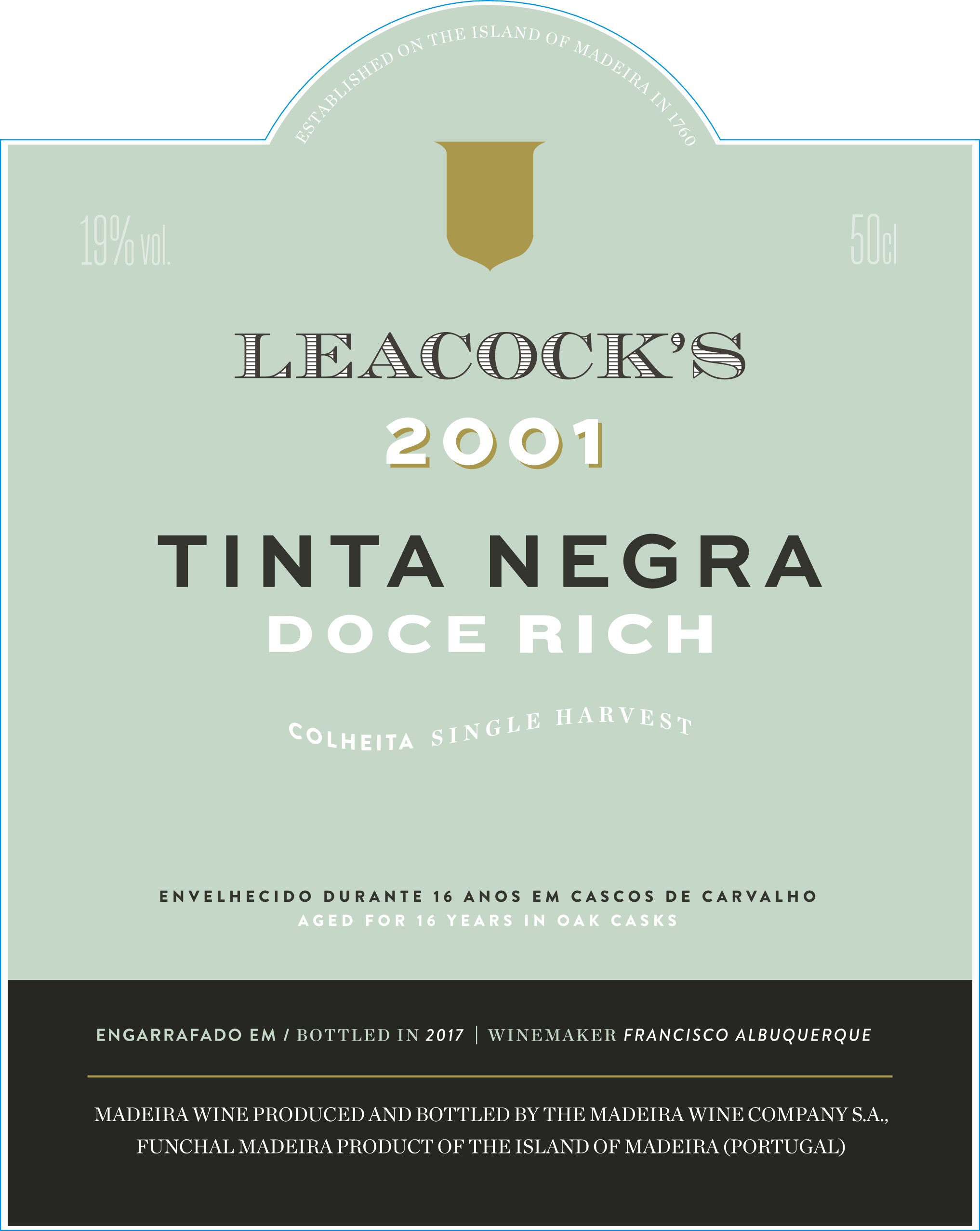 Leacock's Tinta Negra Doce Rich Colheita