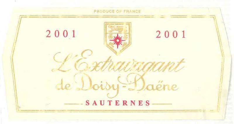 L'Extravagant de Doisy-Daëne