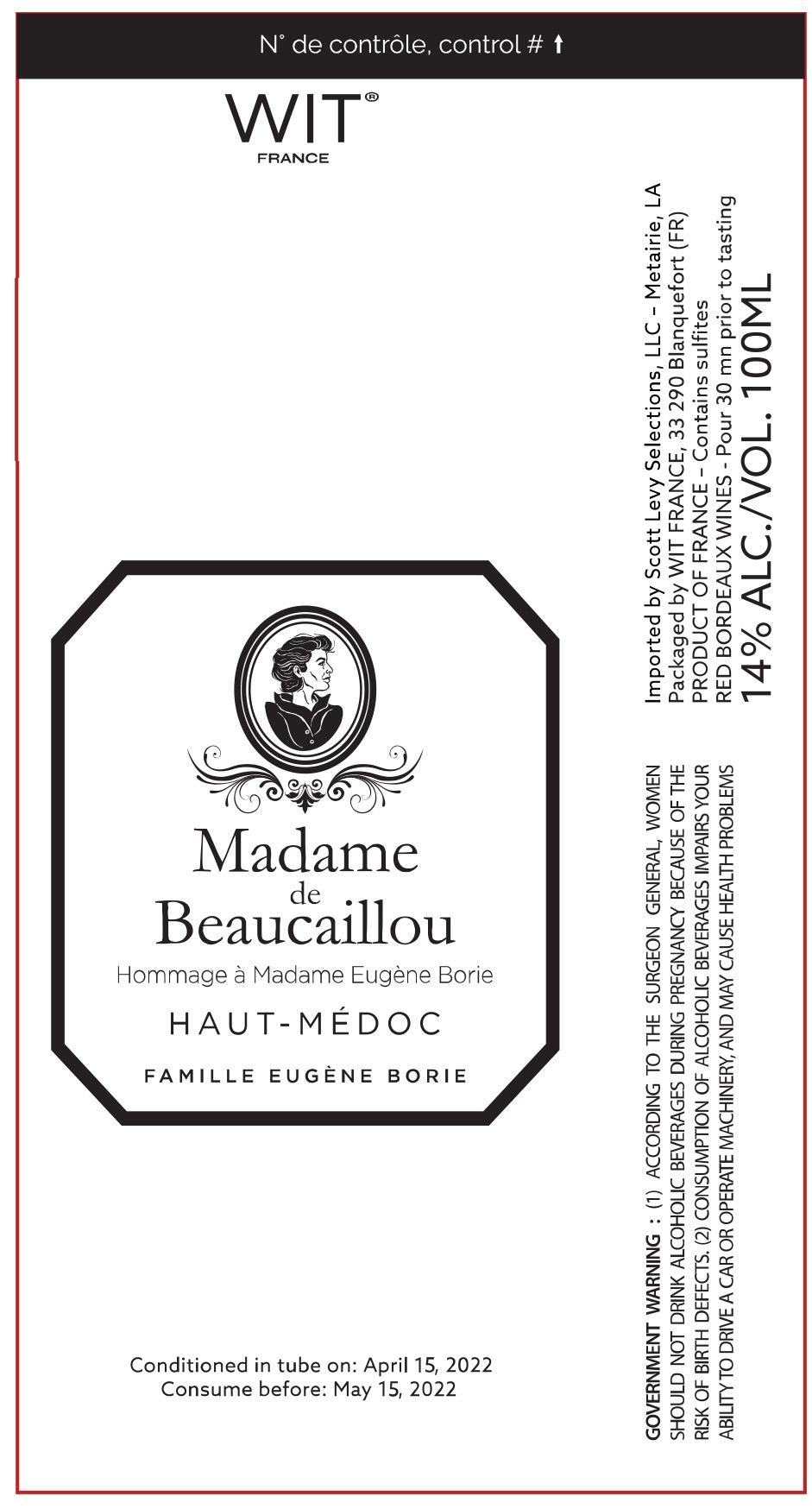 Madame de Beaucaillou