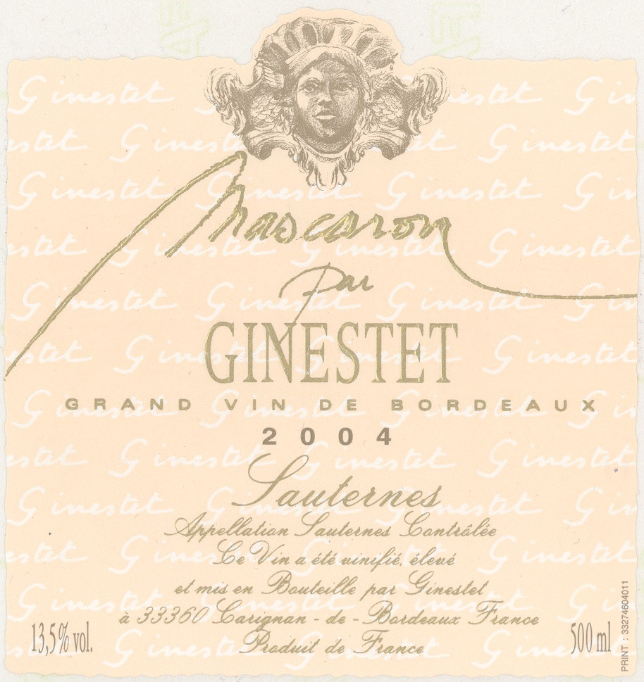 Mascaron Sauternes