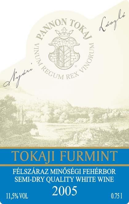 Pannon Tokaji Furmint Félszáraz