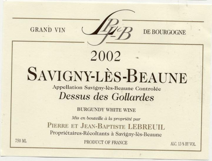 Dessus des Gollardes