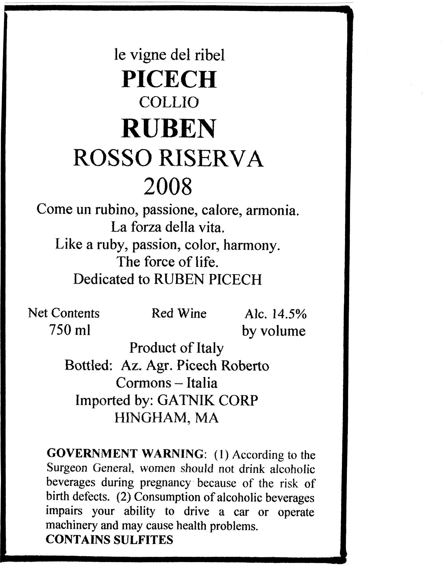Ruben Rosso Riserva