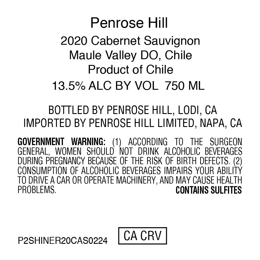 Cabernet Sauvignon Maule Valley Do