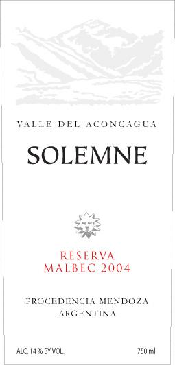 Solemne Reserva