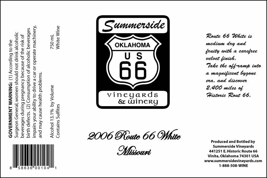Route 66 White