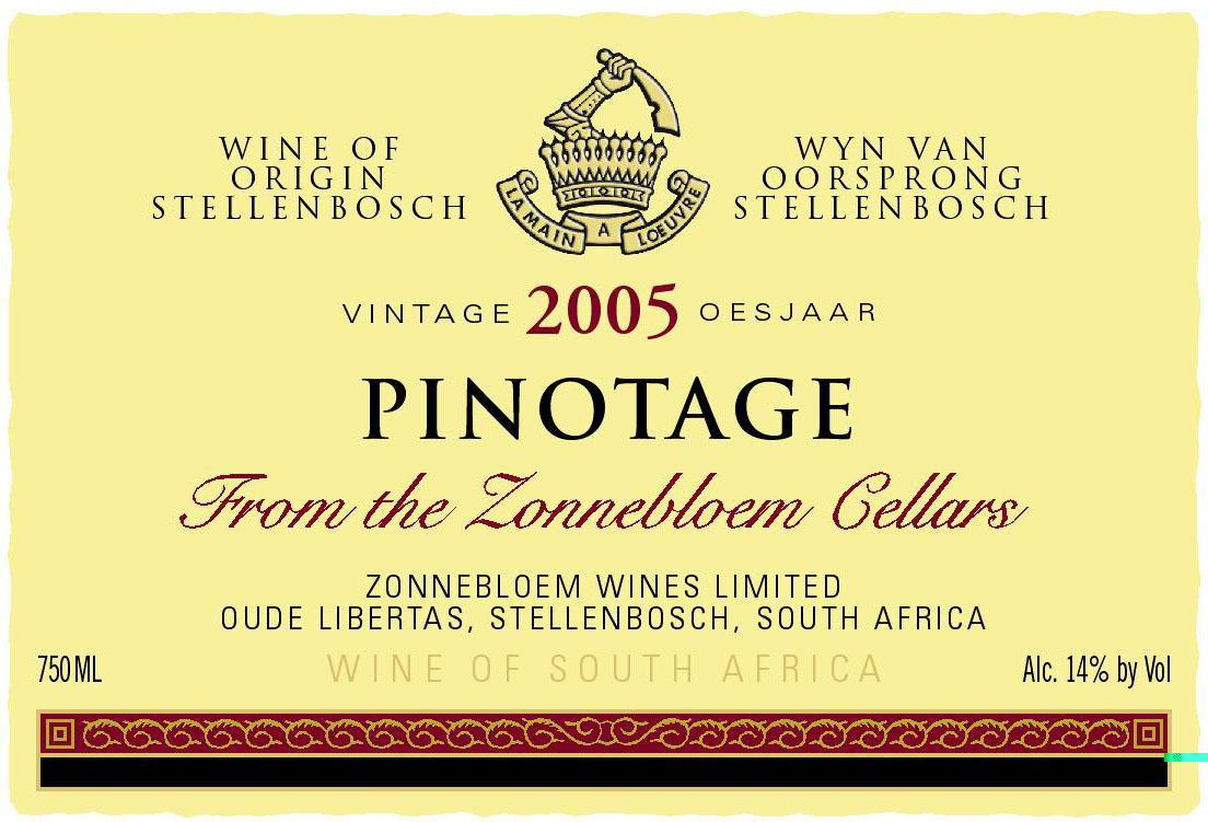 From the Zonnebloem Cellars